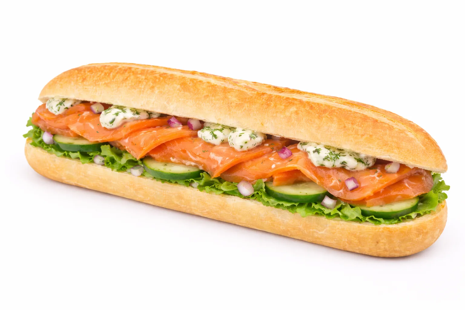 Broodje Gerookte Zalm